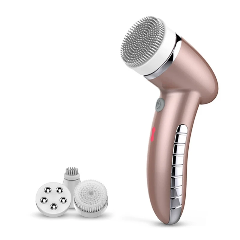 

Electric Massage 4-in-1 Handhold Exfoliating Face Beauty Device Vibration Clean