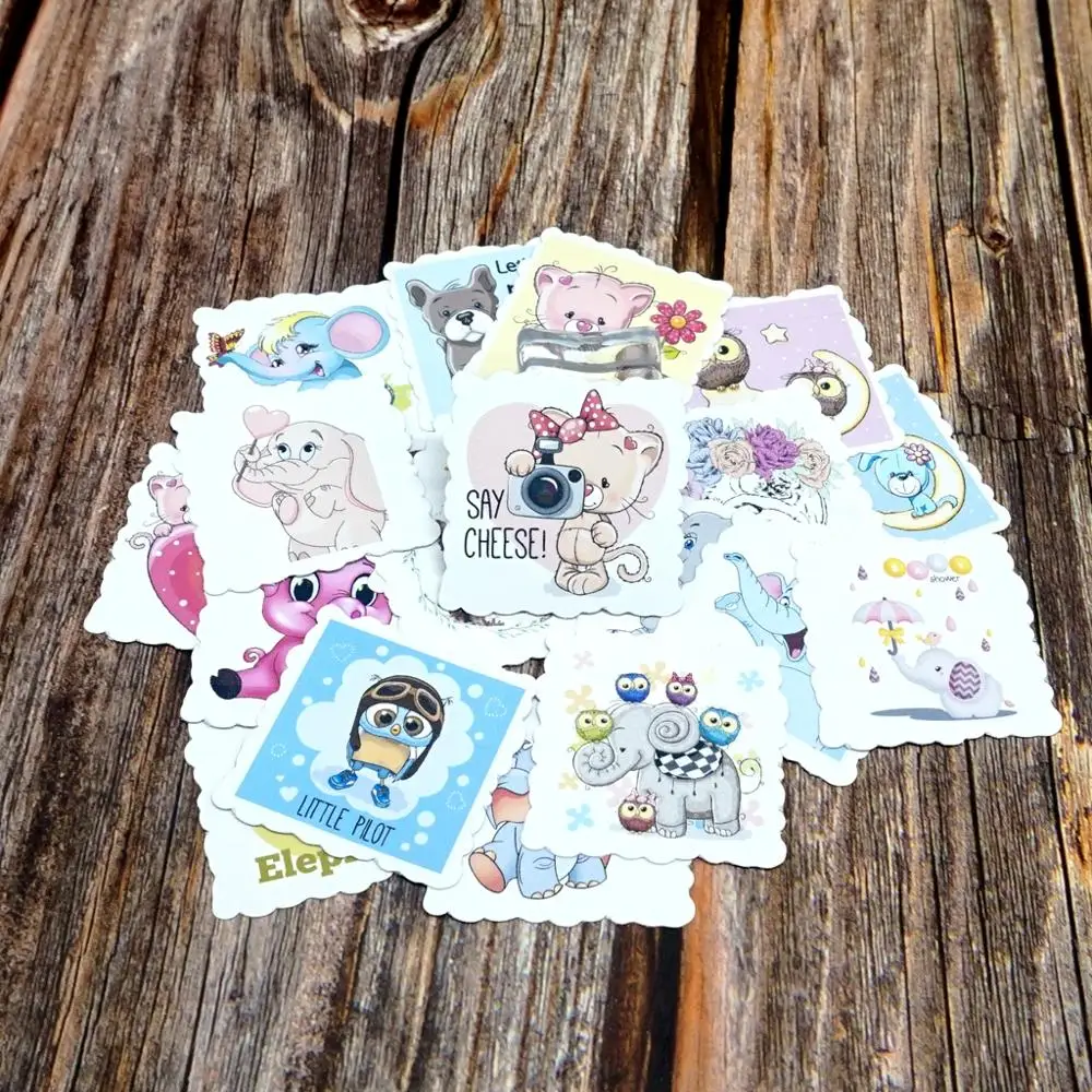 Водонепроницаемые Стикеры с героями мультфильмов наклейки сделай сам милыми
