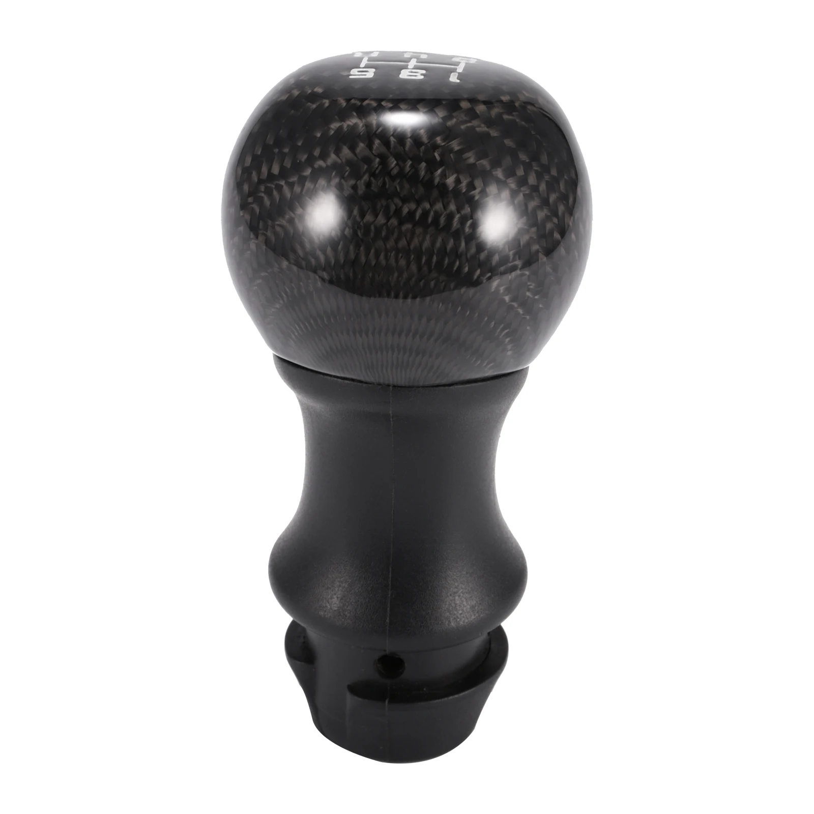 

Новая Ручка рычага переключения передач, ручка переключения передач с чехлом для багажника из углеродного волокна и кожи, Замена для Peugeot