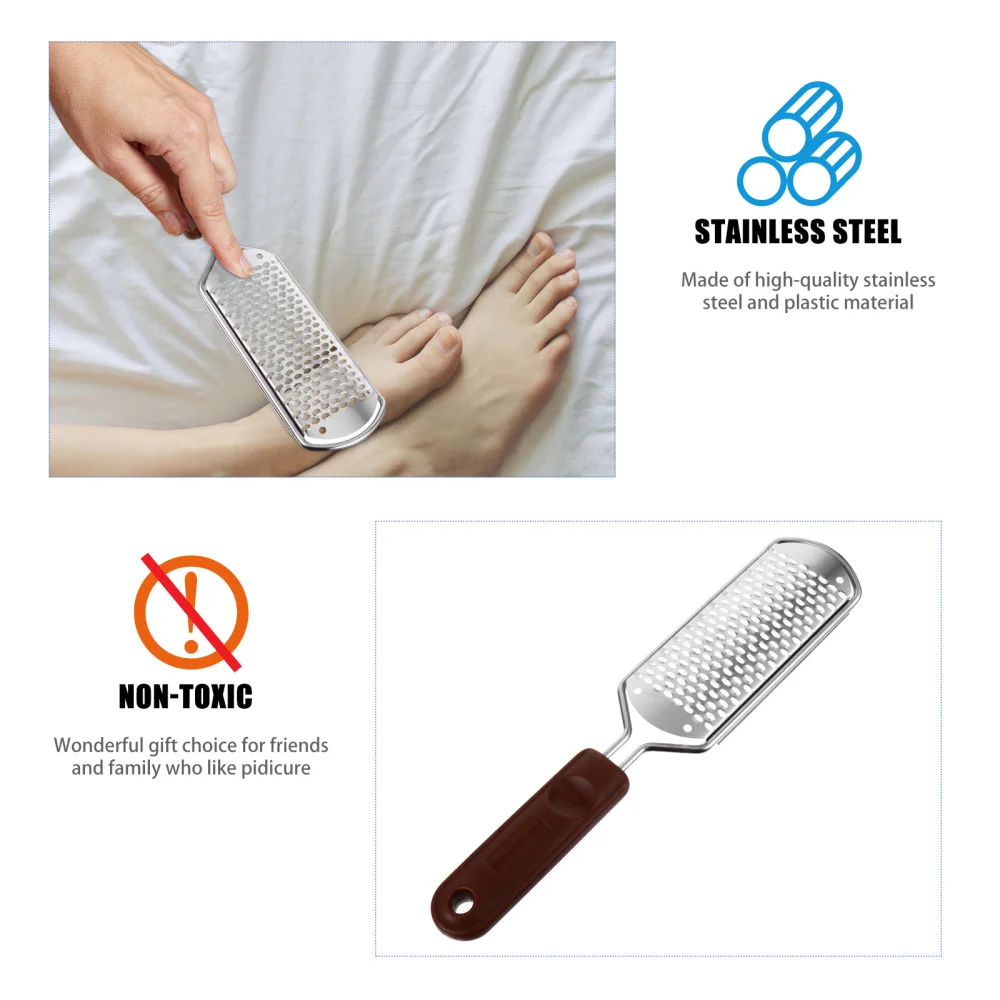 

1Pc Foot File Foot Dead Skin Remover Callus Exfoliator Stainless Steel File