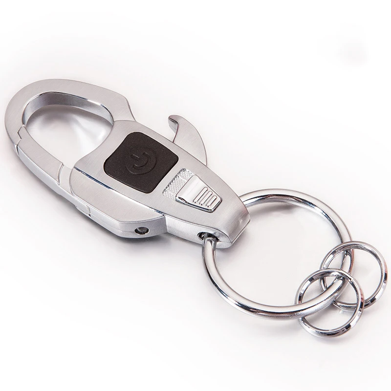 Светодиодный льный брелок со светильник кой металлический открывалка для