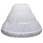 Детская Кружевная юбка-подъюбник, белая трапециевидная юбка с кружевной отделкой из кринолина, платье для девочек с цветочным принтом и эластичной талией, 2020