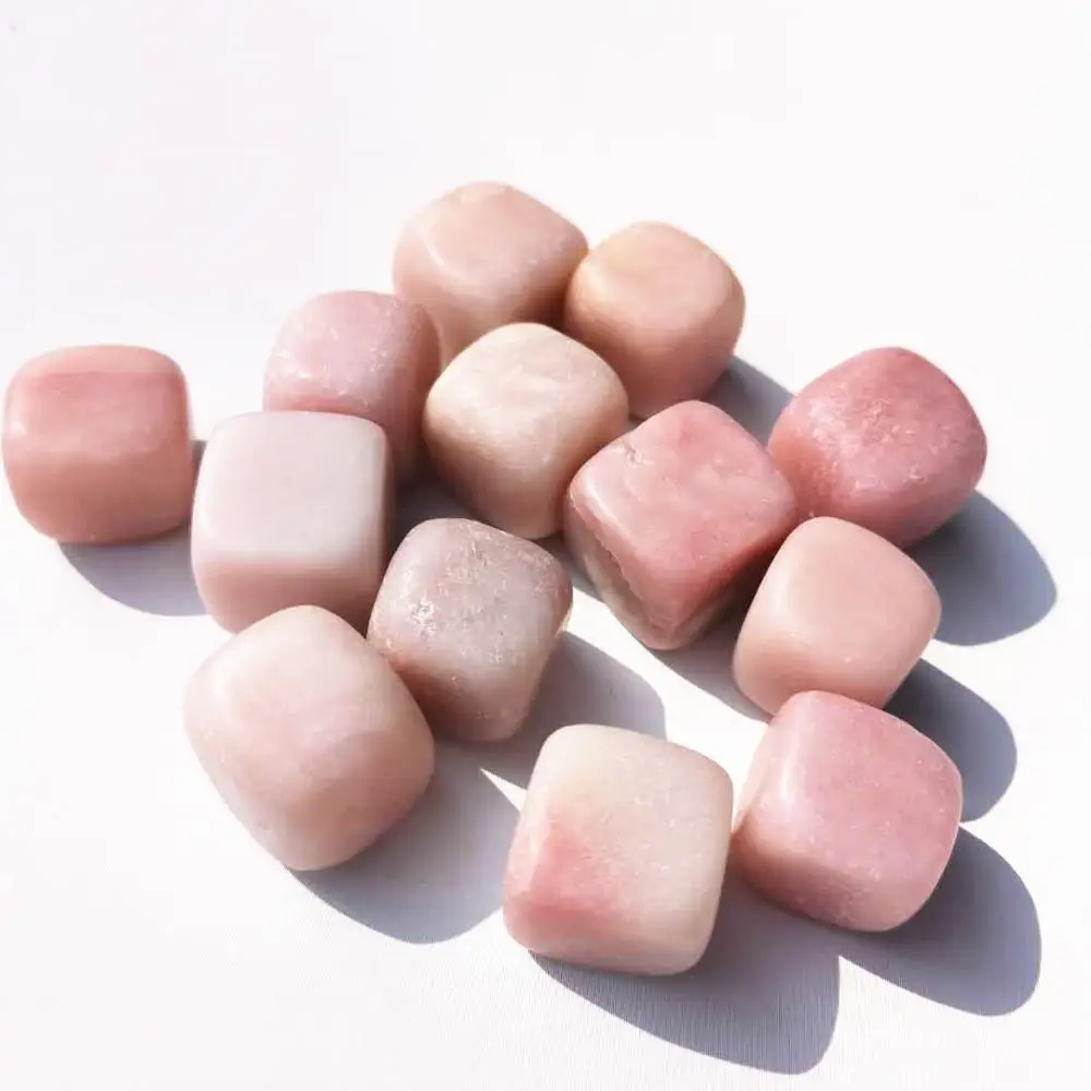 

Natural pink Opal Crystal tumbled Stones Polished Crystals for healing crystals