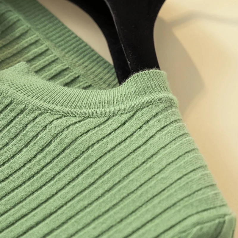 2019 свитер с v-образным вырезом и пуговицами женский базовый тонкий вязаный