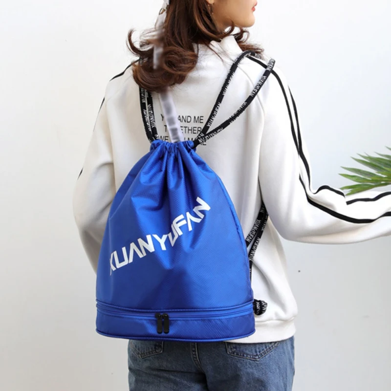 1Pcs Summer Drawstring Backpack Outdoor String Bag Storage Rainproof Pouch For Gym Sport Swim Travel Daypack | Спорт и развлечения