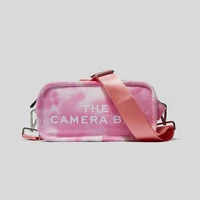 candy color tie dye canvas bag women 2021 pink blue ladies camera crsbbody bags small cute female purses and handbag summer new