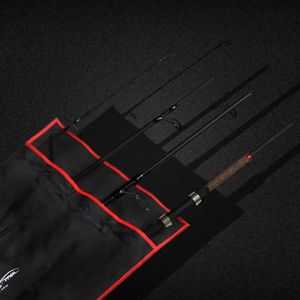 Рыболовное спиннинговое удилище Fiblink 4 секции MH H Power Быстродействующее из