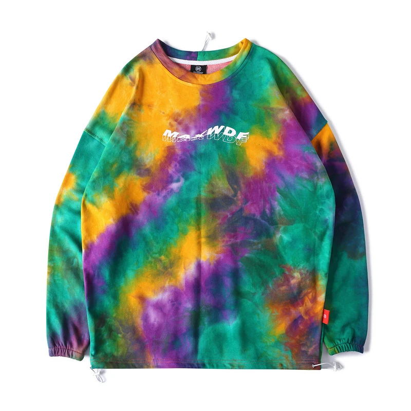 Crewneck Толстовка мужская хип хоп Хлопок Уличная одежда с длинным рукавом Толстовка