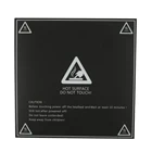 Нагревательная бумага для 3D-принтера, Размер 7, с координатной печатью наклейки для кровати, черная, для платформы принтера