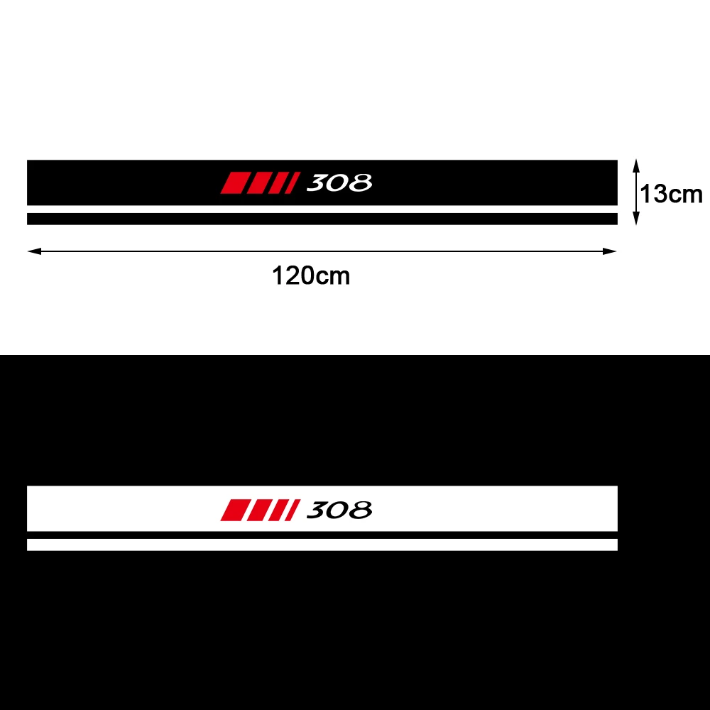 Чехлы для капота автомобиля виниловые гоночные спортивные наклейки кузова Peugeot
