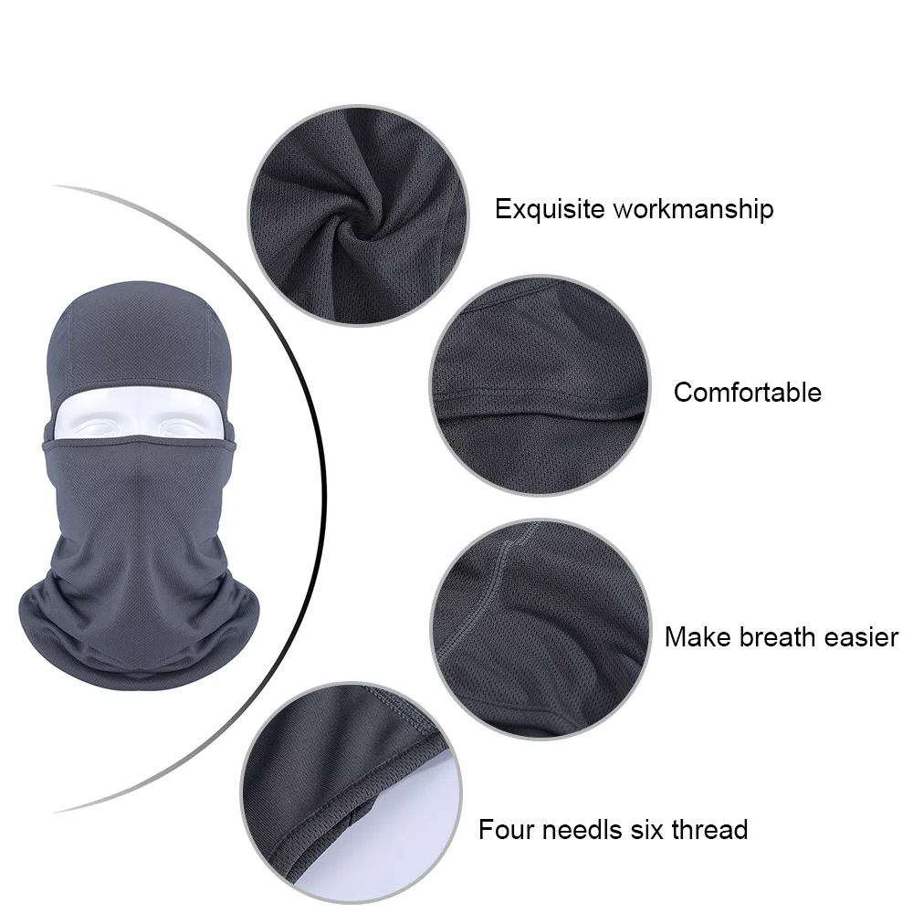 Pasamontañas sombrero para tácticas de Paintball gorras Airsoft del ejército gorro transpirable cara completa bicicleta casco militar gorros mujer hombre|mask bicycle|balaclava tacticalfull face