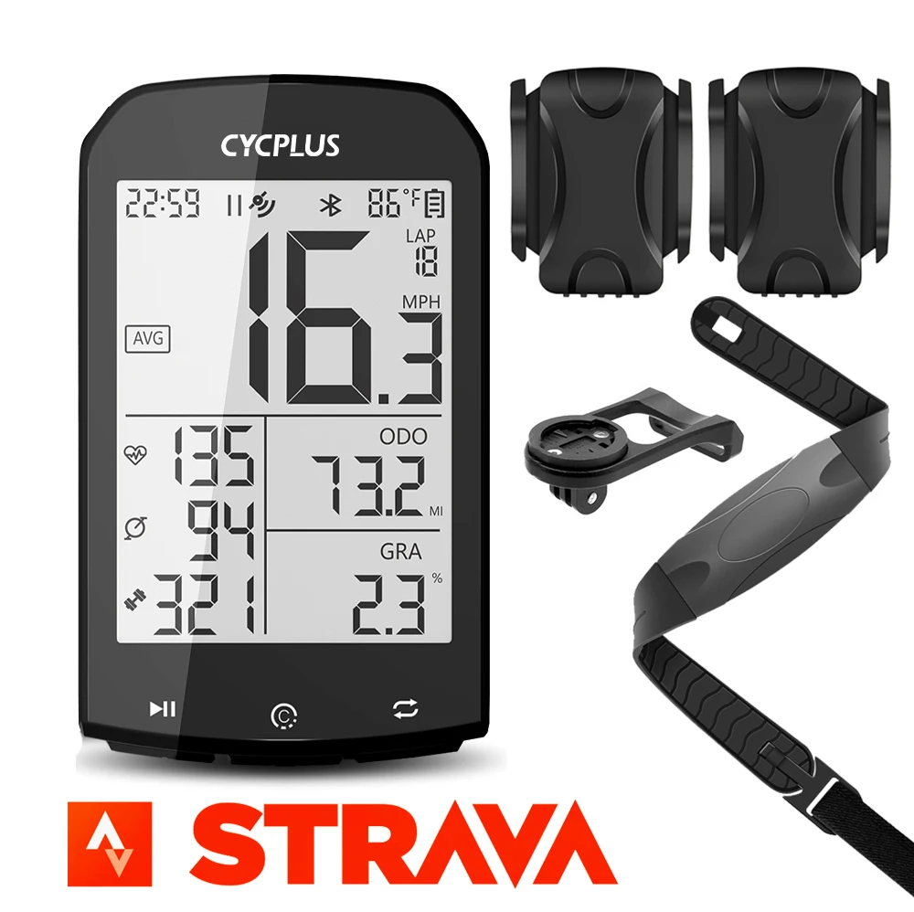 

NEW GPS Bicycle Computer Bike Speedometer M1 Cycling ANT+ Cadence Sensor Heart Rate Monitor For Garmin Bryton IGPSPORT Strava
