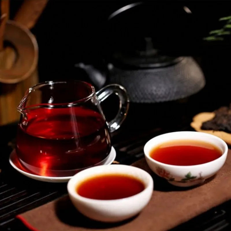 Китайский Юньнань старый созревший китайский чай забота о здоровье пуэр кирпич