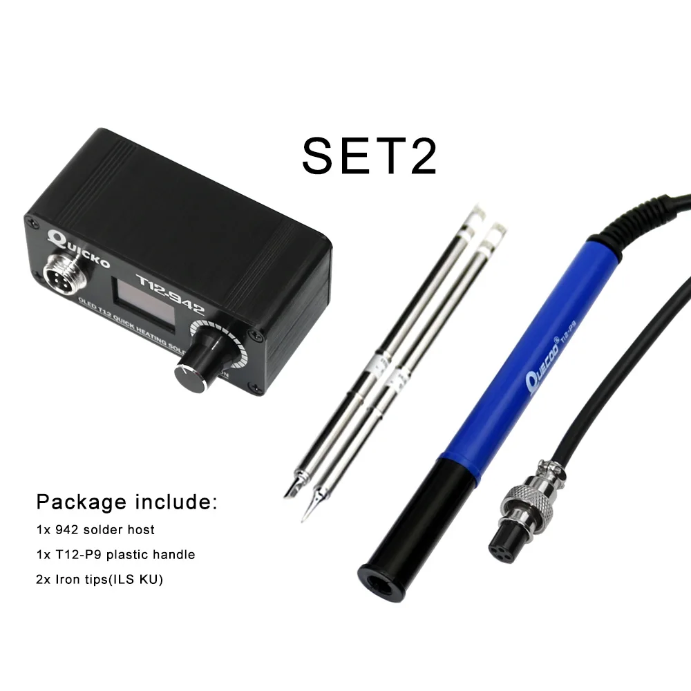 

QUECOO MINI942-907 портативный паяльник T12