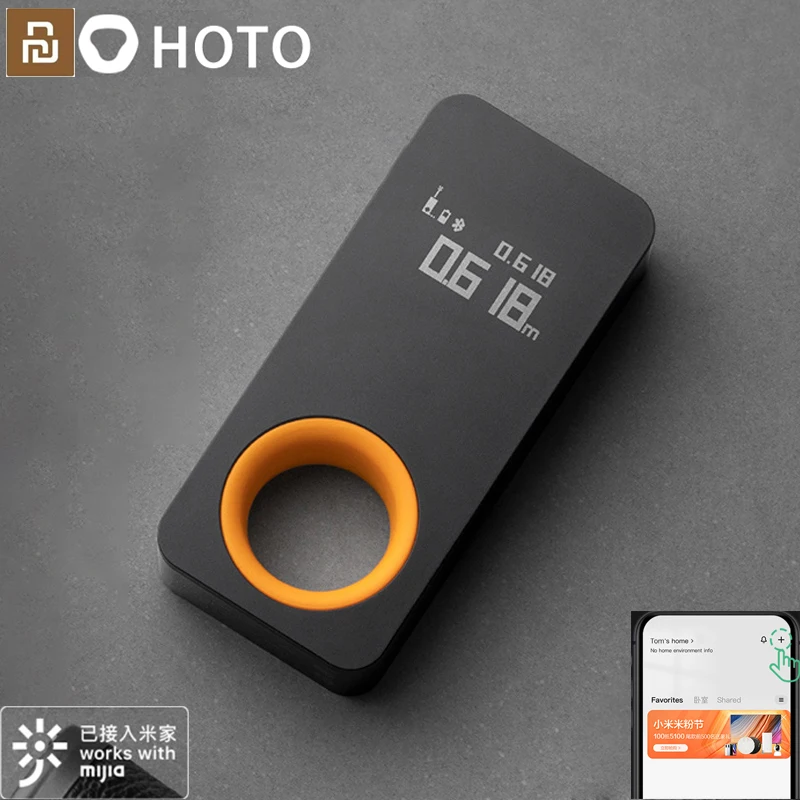 2021 Youpin Лазерная Лента измеритель HOTO умный дальномер Интеллектуальный 30 м OLED