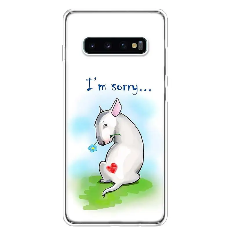 Чехол для телефона с щенками Бультерьера Galaxy A02S A03S A12 A22 A32 A42 A52 A72 A13 A23 A33 A53 A73 5G A10S A20S