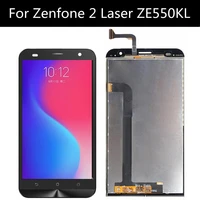 5 5 for asus zenfone 2 laser ze550kl z00ld lcd display touch screen digitizer assembly with frame replacement