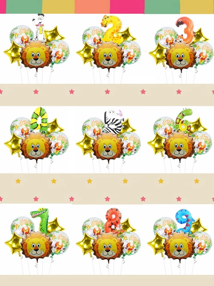 

Suit Walking Pet Balloon Lion King Simba Walking Animal Foil Balloon Birthday Party Decoration Supplies Boy Toy