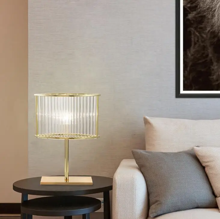 Роскошная настольная лампа декоративный светильник для спальни гостиной дивана