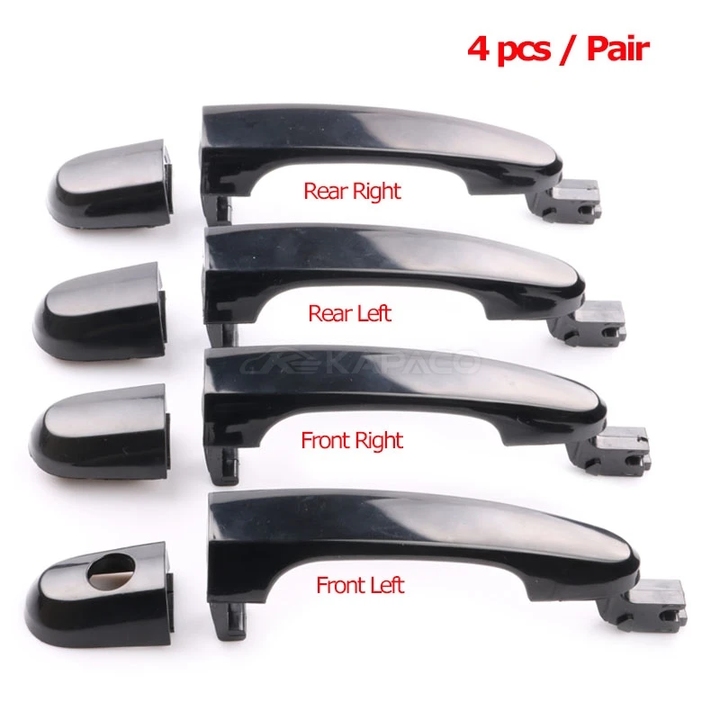 

4pcs/2/1pc Car Exterior Door Handles For Kia Sportage 2005-2010 Outside Door Handle knob 82651 82661 83651 83661 1F000 1F010