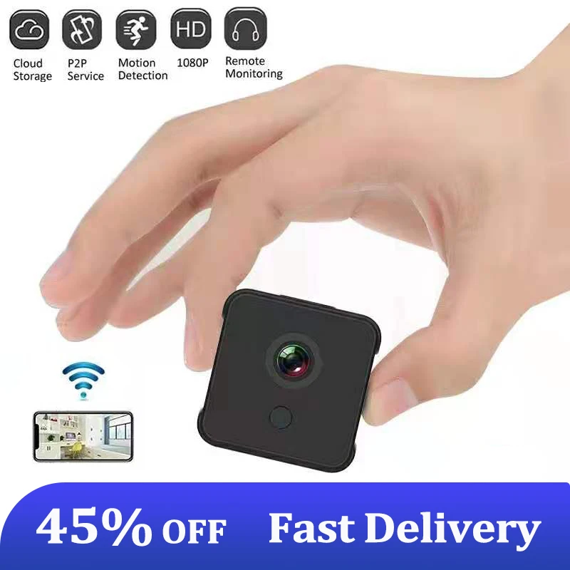 1080p Мини облачная камера Беспроводной удаленный мониторинг Портативный WIFI