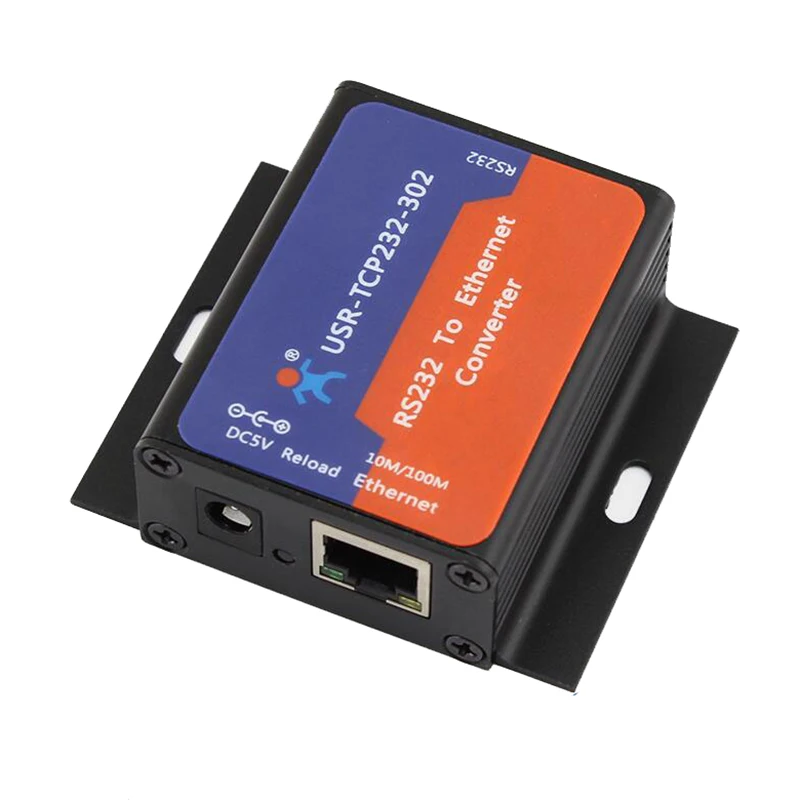 USR-TCP232-302 последовательный порт RS232 в Ethernet конвертер серверное устройство Поддержка DHCP DNS