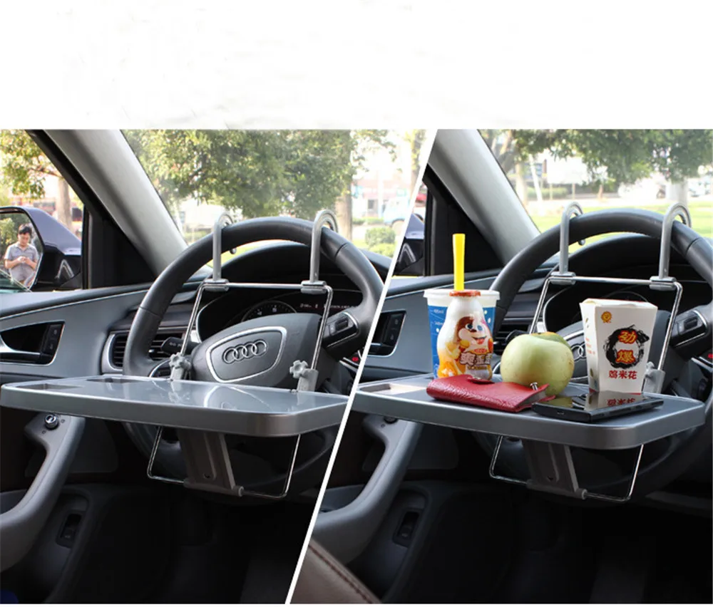 Стол для автомобиля Регулируемый Алюминиевый подстаканник напитков кофейная