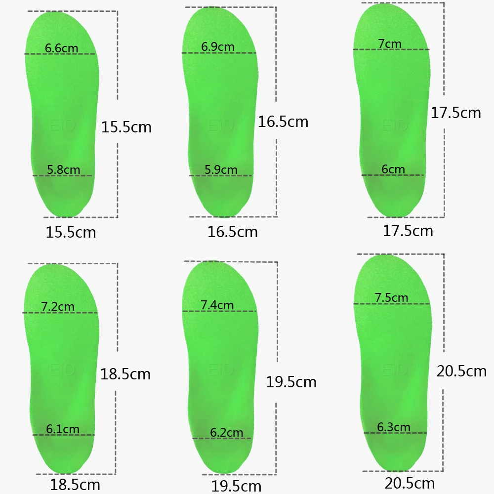 EiD 3D kids children's orthopedic insoles for shoes flat feet Arch Support insole for XO-Legs child Orthotic Insoles Foot Care