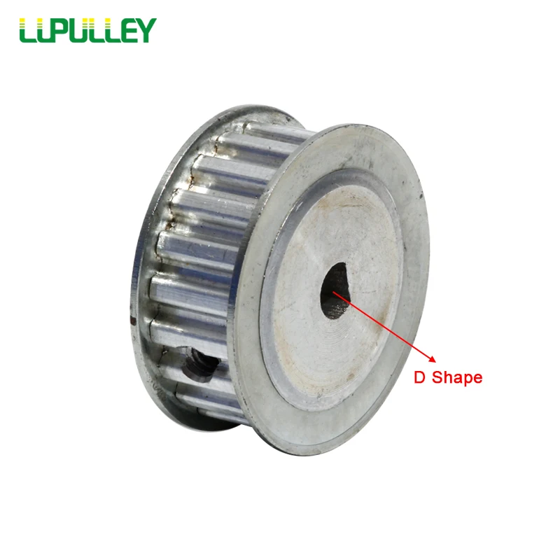 

LUPULLEY XL 24T D Shape Bore Timing Pulley Bore Dia.: 6x5/6x5.5/8x7.5/10x9/8x7mm Width 11mm XL 24T Pulleys Laser Machine