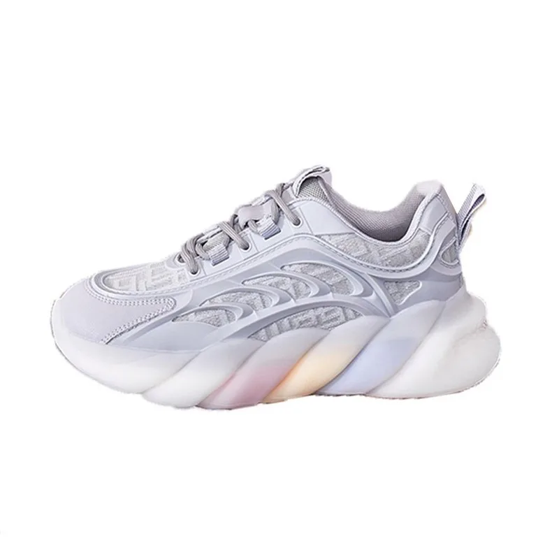 

LEOSOXS Spring/Autumn Genuine Leather White Women Casual Shoes Comfort Platform Shoes Woman Sneakers Ladies Chunky Sneaker Femme