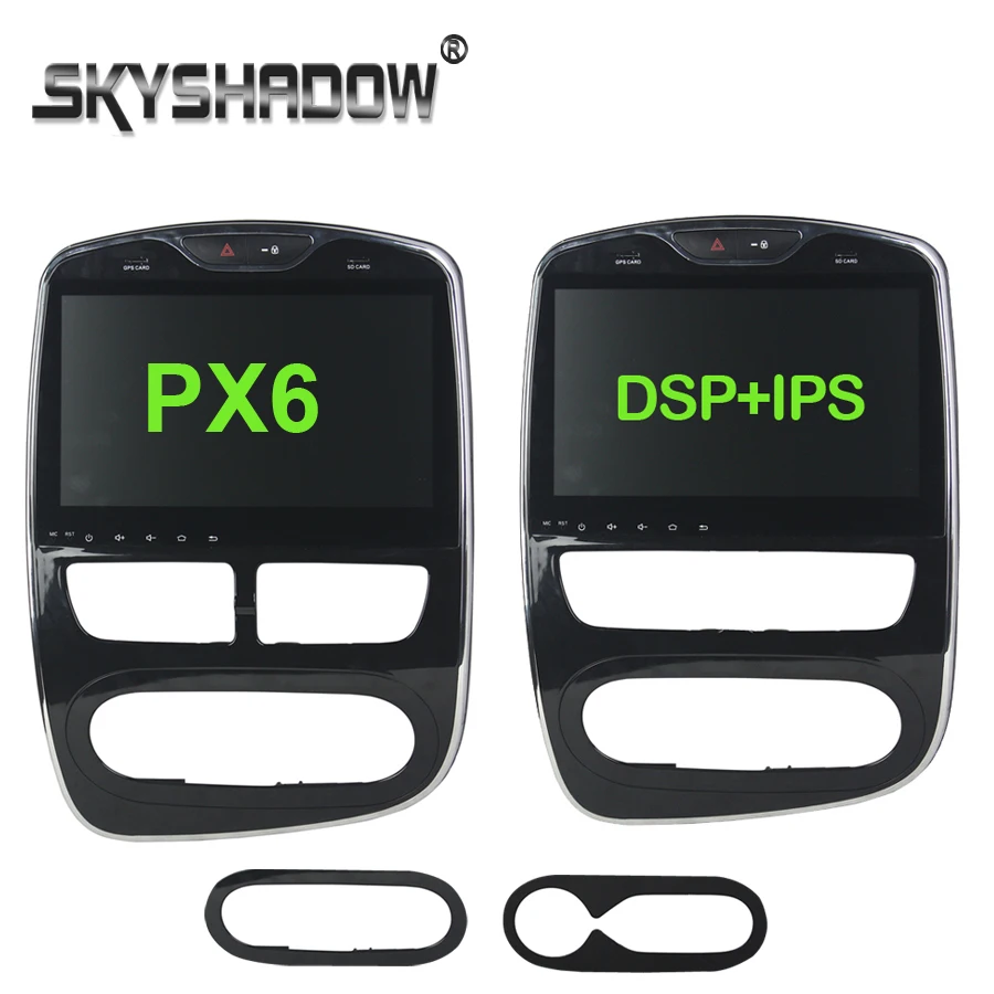 PX6 DSP Android 9 0 4G + 64G Автомобильный dvd плеер IPS RDS радио GPS карта wifi Bluetooth 5 для Renault Clio 2013