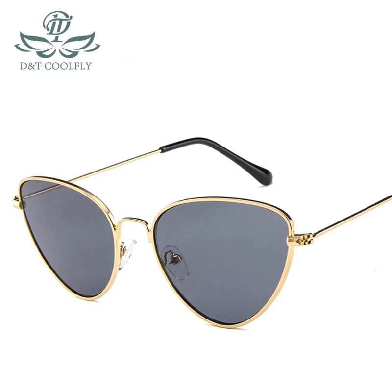 Новая мода кошачий глаз солнцезащитные очки для женщин и мужчин тонированные