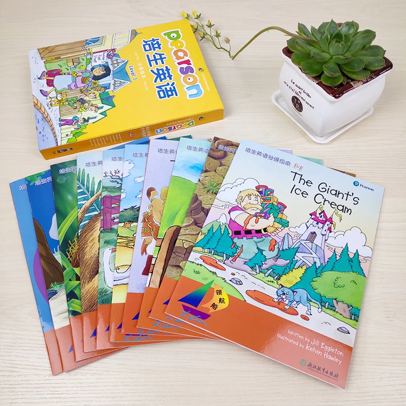 1 комплект 10 книг для чтения на 1-4 уровня | Канцтовары офиса и дома