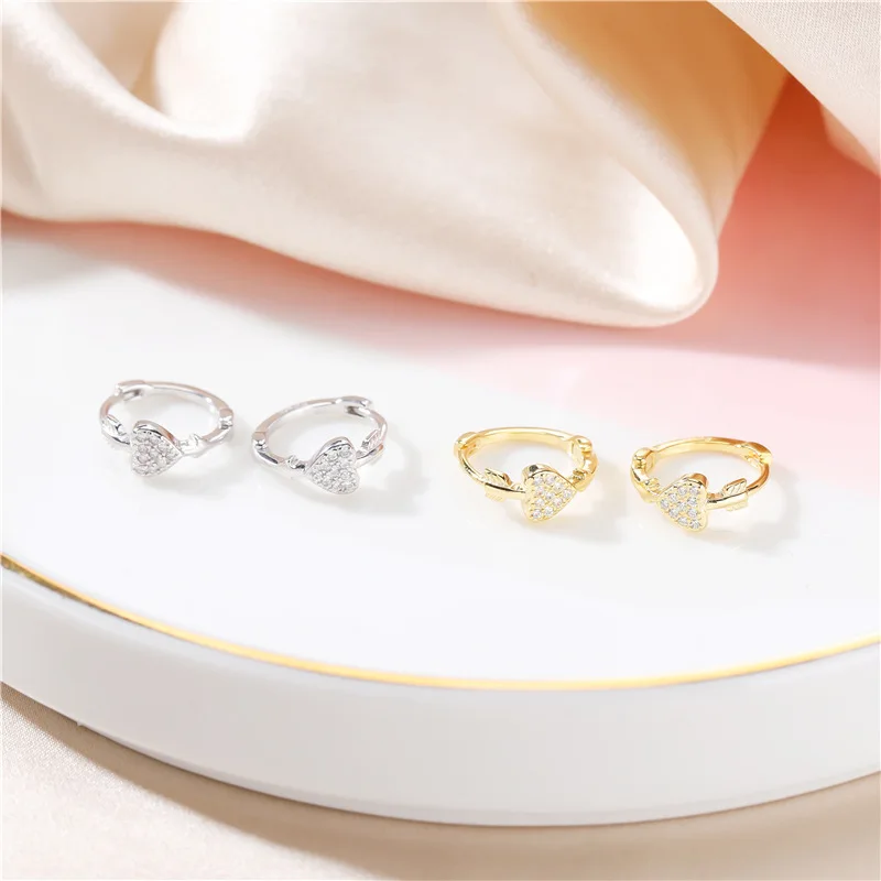 

Реальные 925 стерлингового серебра на Контур верхней губы модные серьги четкие сладкий в ясны женские вечерние модные, ювелирное изделие, по...