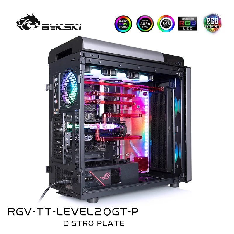 Bykski RGV TT LEVEL20GT P водный Панели для Thermaltake Level20 GT чехол Intel Процессор воды блок