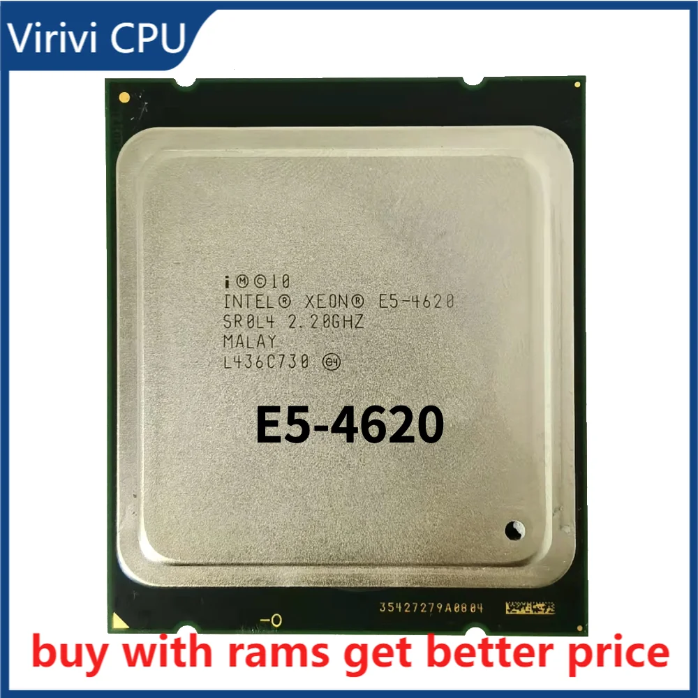 

Оригинальный Intel Xeon E5 4620 2,2 ГГц 8 ядер 16 Мб SmartCache FCLGA2011 95 Вт Бесплатная доставка