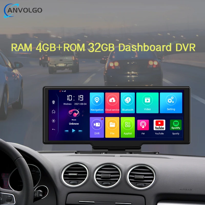 Новейший автомобильный видеорегистратор с большим экраном 10,26 дюйма, ОЗУ 4 Гб + ПЗУ 32 ГБ, GPS-навигация, ADAS, Wi-Fi, камера заднего вида, Автомобильный видеорегистратор с двумя объективами Новейший автомобильный видеорегистратор с большим экраном 10,26 дюйма, ОЗУ 4 Гб + ПЗУ 32 ГБ, GPS-навигация, ADAS, Wi-Fi, камера заднего вида, Автомобильный видеорегистратор с двумя объективами