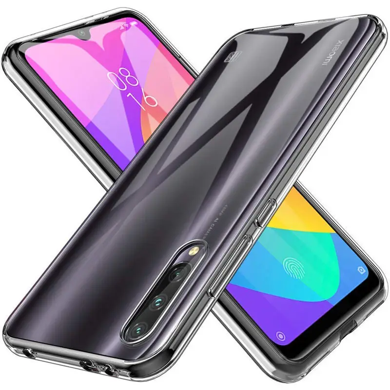 Чехол для Xiaomi Mi 9 lite силиконовая прозрачная задняя крышка чехол телефона Mi9 9T