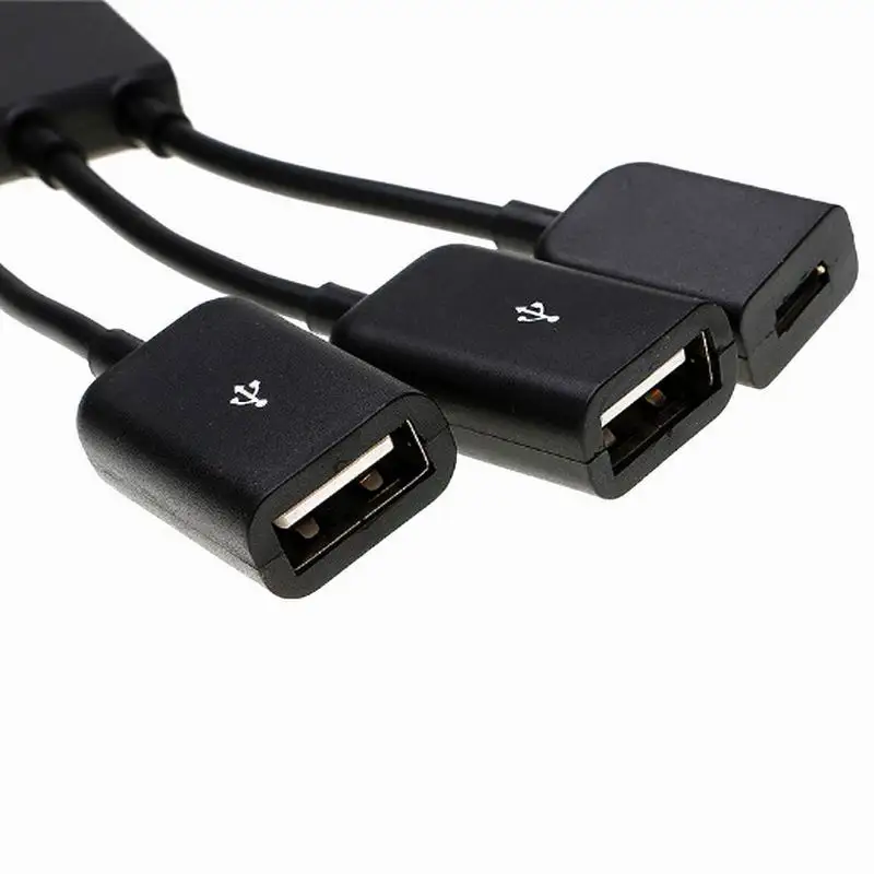 Несколько OTG 4 порта type C зарядное устройство черз порт USB концентратор Кабельный