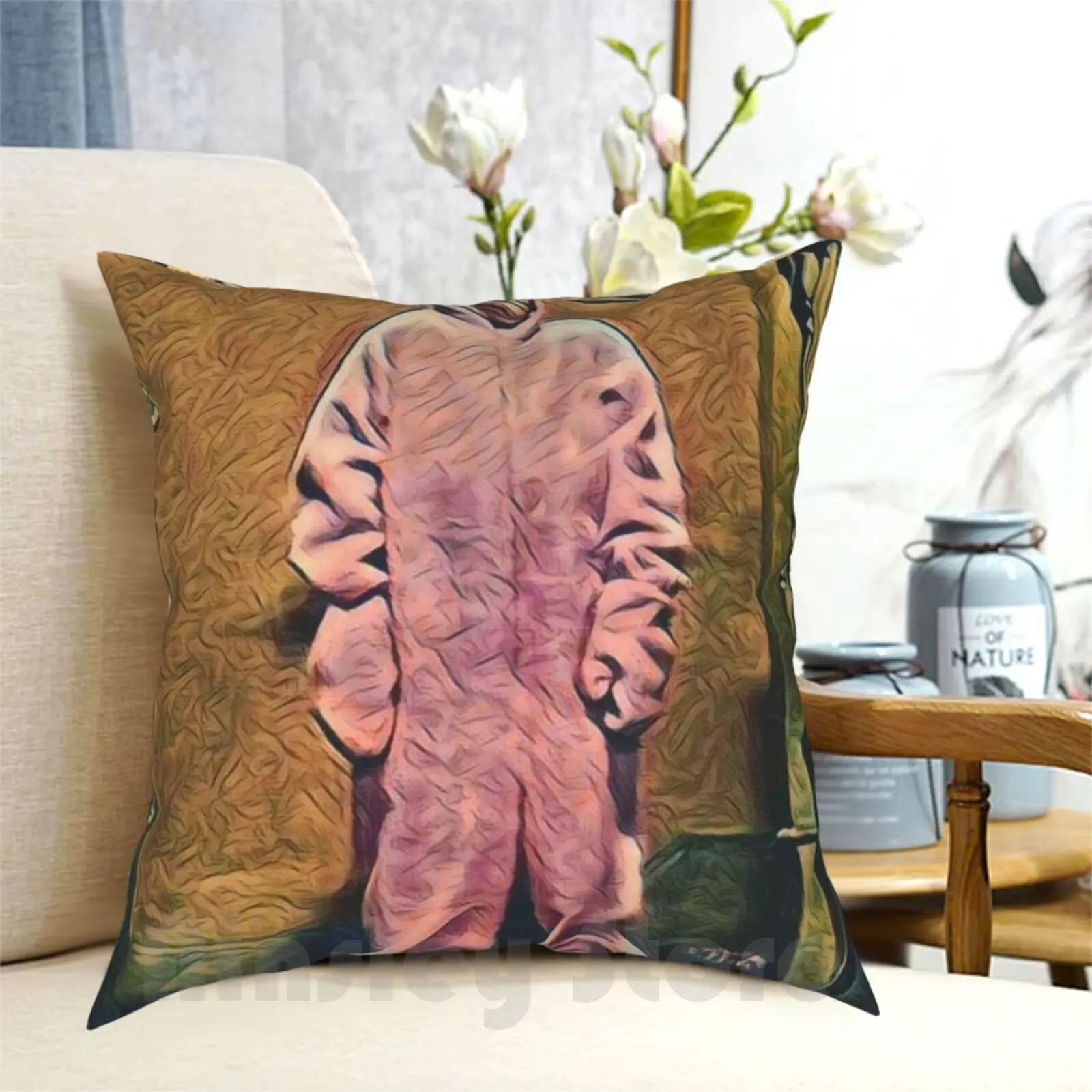 

Bunny Pillow Case Printed Home Soft DIY Pillow cover Christmas Story Bunny Retro Vintage Movies Classic Movies
