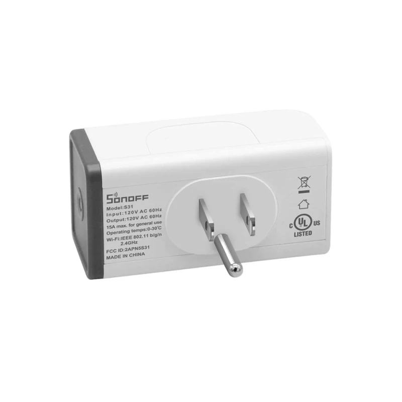SONOFF S31 US Мини Wifi розетка Беспроводной Выключатель питания приложение/голос/LAN