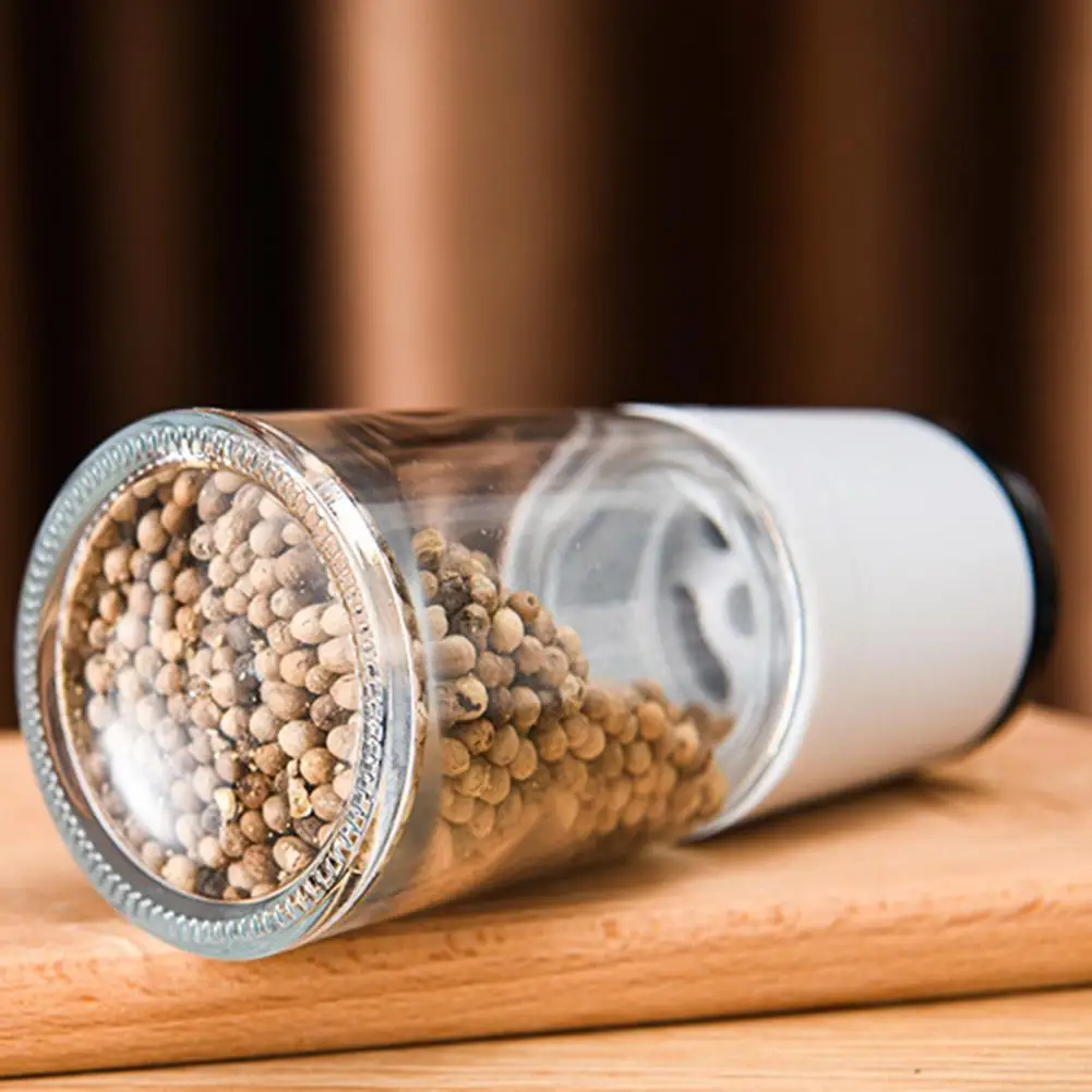 

Salt Pepper Spice Mill Grinder Storage Bottle Can Jar Kitchen Tool Accessory