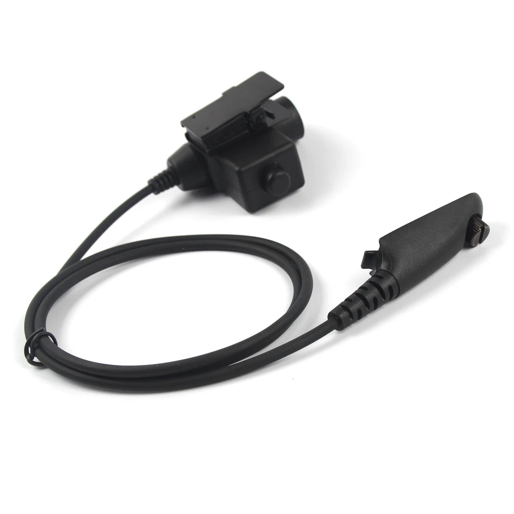 Tactical Headset Military Adapter PTT, U94 PTT is Suitable for Motorola Walkie-Talkies GP140 GP320 GP328 GP338 GP340