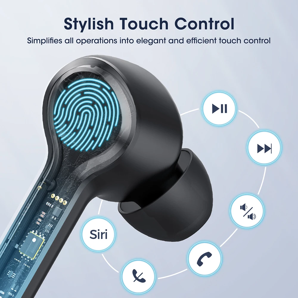 Водонепроницаемые беспроводные наушники Mpow M9 IPX7 Bluetooth 5 0 40 часов воспроизведения