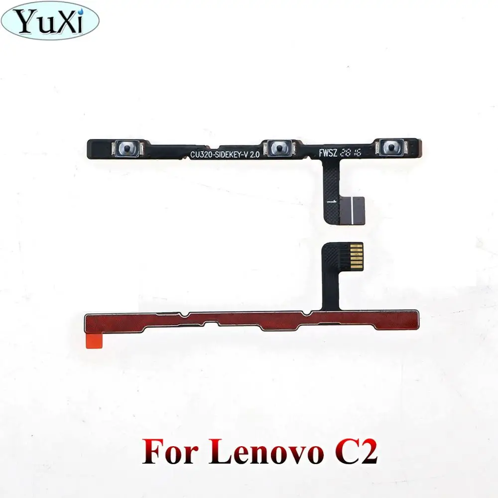 Юйси для lenovo A2010 A2020 A536 A5000 A6000 A606 K900 A7000 K3 K4 K5 note кнопка включения и выключения звука гибкий кабель - Цвет: C2