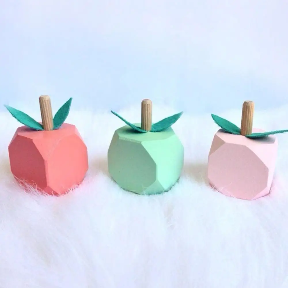 

Nordic Children Apples Building Block Wooden Furniture Room Decor Shooting Props
