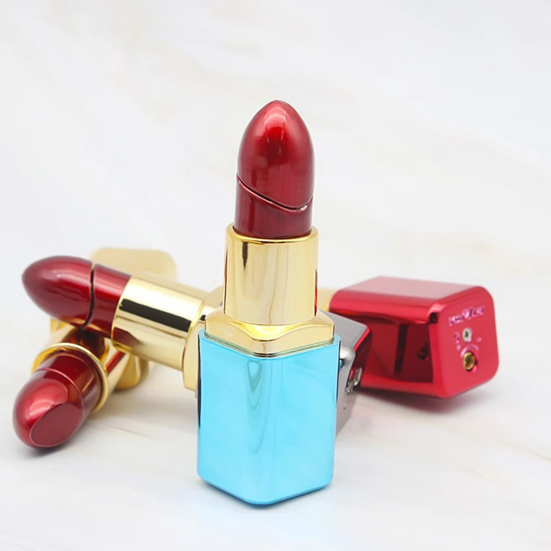 

Portable Creative Lipstick Shape Lighter Butane Smoking Accessories Cigarettes Lighters Women's and Men's Gifts