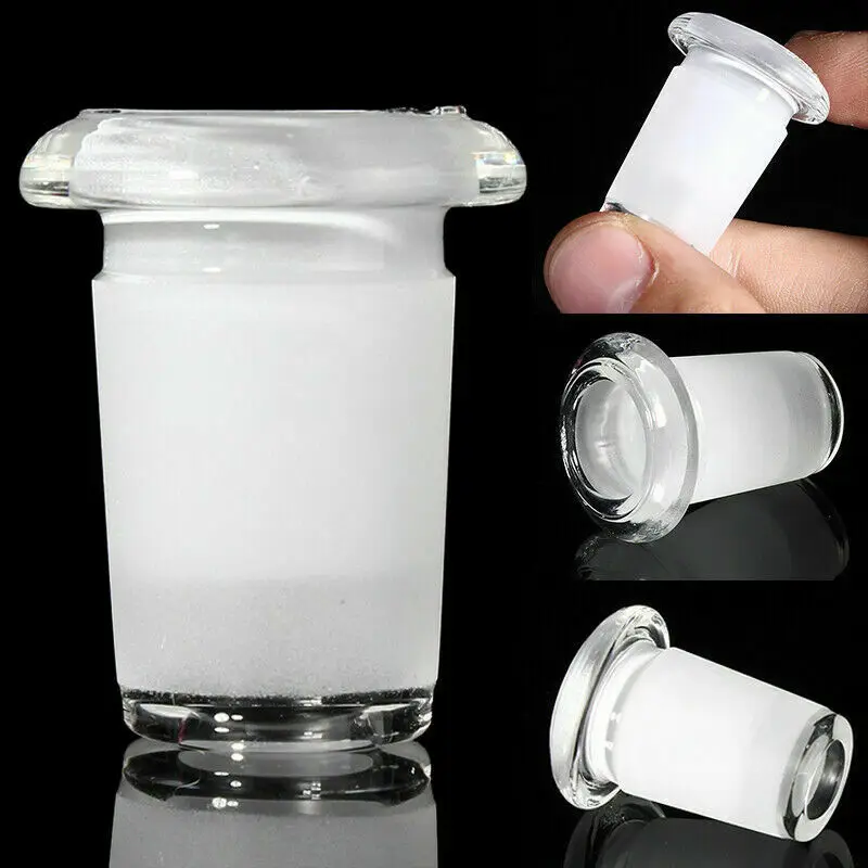 

14mm Female to 18mm Male Joint Clear Glass Expander Reducer Adapter Connector for Glass Hookah Pipe Bowl Water Pipes