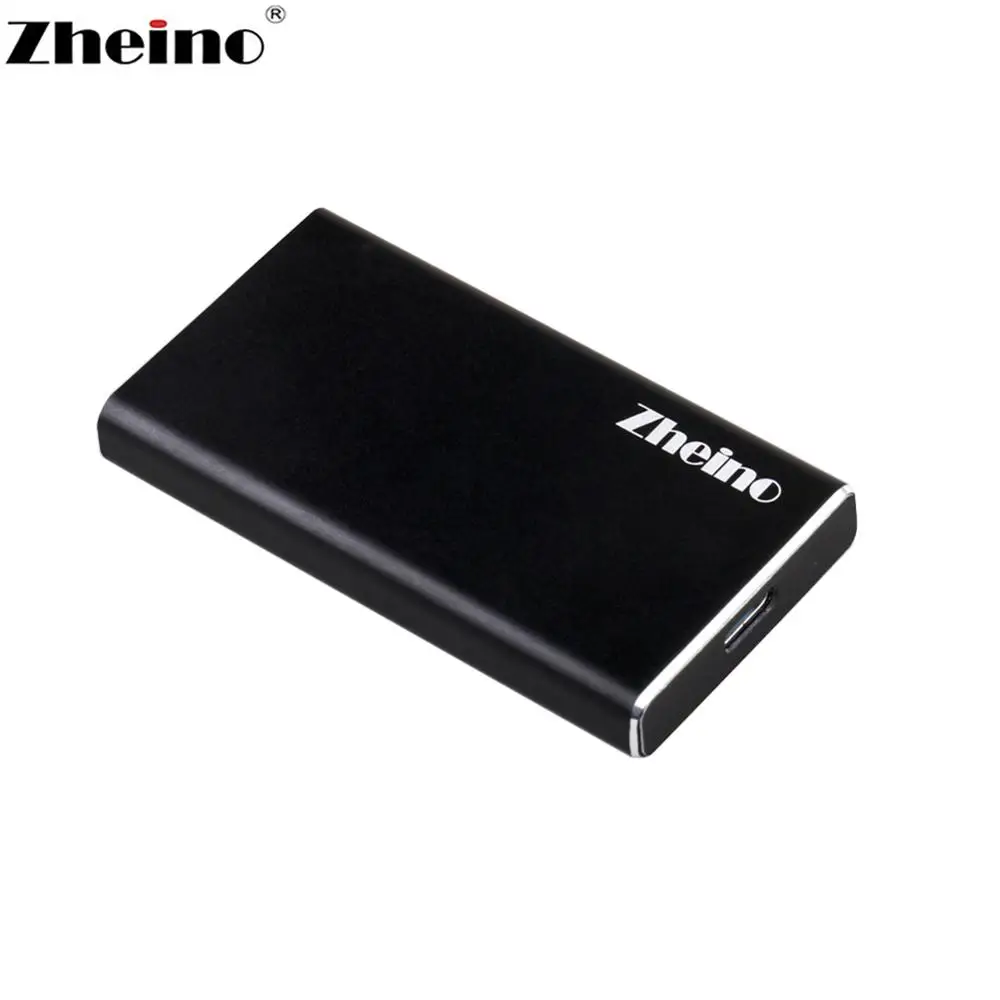 Zheino USB 3 1 к mSATA SSD чехол Мини Портативный жесткий диск коробка алюминиевый внешний