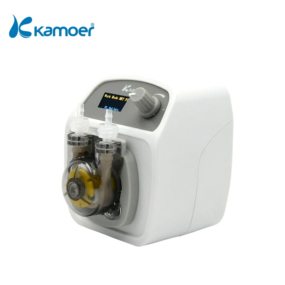 

Лабораторный мини-Насос Kamoer 110 мл/мин. KXP100, Перистальтический дозирующий насос с Wi-Fi, регулируемым контролем расхода и шаговым двигателем